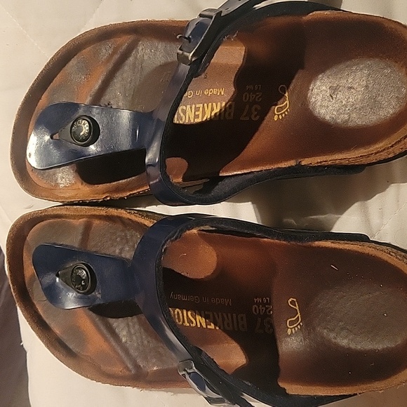 Birkenstock bleue sandal 37 européen 6.5.US - Picture 8 of 10